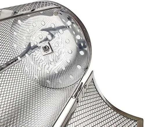 Vista 6 de Rotisserie Cage Repla ent para horno de freidora de aire Instant Vortex, Acc ories para freidora de aire instantánea Vortex