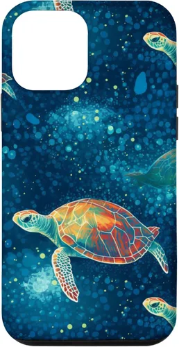 Vista 16 de iPhone 16 Magical Sea Turtles Case