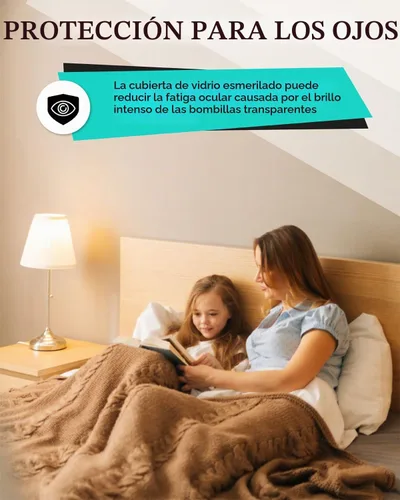 Vista 2 de AMDTU Bombilla LED E12 para candelabro de 25 W, lámpara esmerilada 2W = 20w 2700k blanco suave