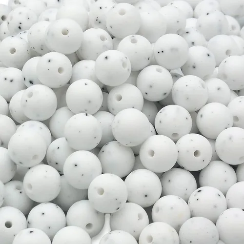 Vista 10 de DIYOMR 100 cuentas redondas de silicona para joyería y manualidades (0.59 pulgadas, azul)