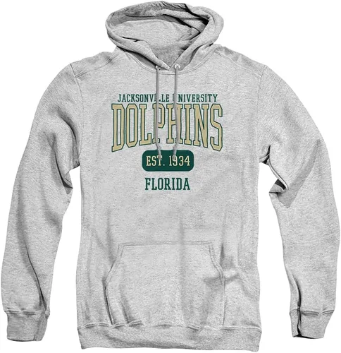 Vista 357 de LOGOVISION Colección de sudaderas con capucha unisex con diseño oficial de Collegiate Est. Date para hombres y mujeres