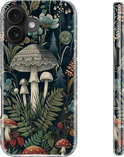 Vista 30 de bemal Funda para iPhone 12 Mini, estética, vintage, floreciente, peonía, concha, femenina, compatible con MagSafe, moderna, única, moderna, moderna