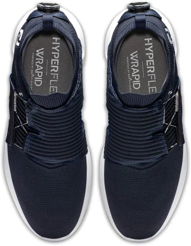Vista 7 de FootJoy Zapatos de golf Hyperflex Boa para hombre, GrisRojo