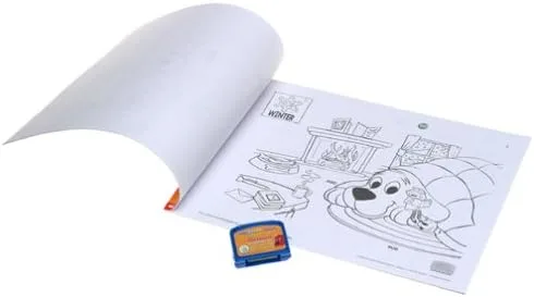 Vista 2 de Clifford Imagination Desk Libro y cartucho para colorear y aprender