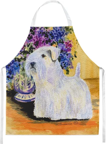 Vista 202 de Caroline's Treasures Delantal unisex Suzanne Staines Dogs Pastor australiano 8283