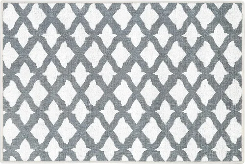 Vista 9 de SUSSEXHOME Floral Collection - Alfombra de pelo bajo resistente de 2 x 3 pies, alfombra ultrafina y antideslizante, alfombra de interior de algodón