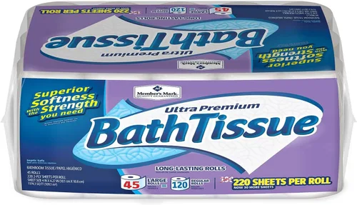 Vista 2 de Member's Mark Ultra Premium - Papel de baño, 2 capas (235 hojas, 45 rollos)