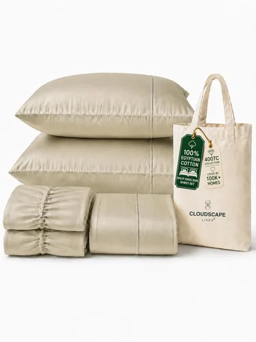 Vista 91 de CLOUDSCAPE LINEN Sábanas de cama individuales de lujo 100% algodón egipcio 01. blanco