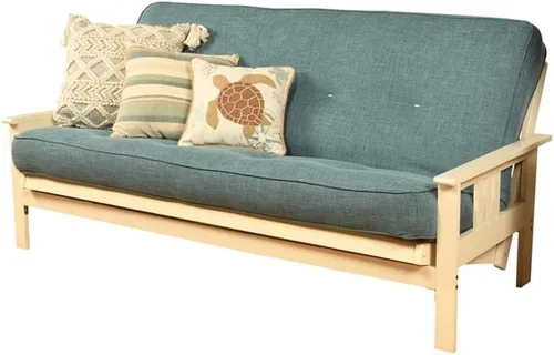 Vista 11 de Pemberly Row Repuesto de colchón de futón de tamaño matrimonial de 7 pulgadas, colchón de tela de gamuza para sofá cama, construcción de algodón