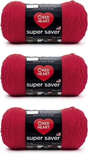 Vista 77 de Red Heart Hilo Super Saver, paquete de 3, estampado artístico, 3 unidades Estampado De Artista