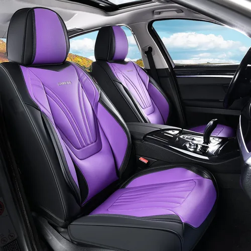 Vista 33 de Coverado - Fundas impermeables para asientos de coche, fundas delanteras para asientos de coche, 2 en 1, fundas protectoras para asientos de coche