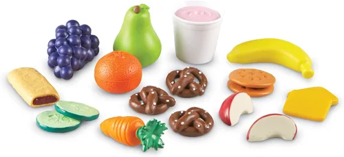 Vista 2 de Learning Resources New Sprouts Set de bocadillos saludables - 18 piezas, a partir de 18 meses, juguetes de simulación de alimentos para niños