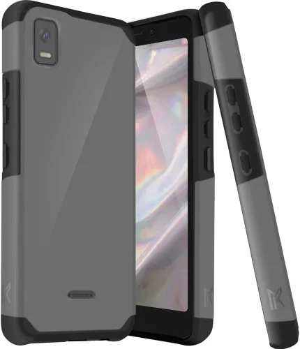 Vista 11 de TJS Compatible con Cricket Debut Smart 2022 Funda de teléfono (azul)