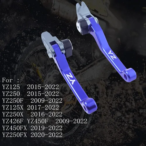 Vista 3 de Manija de palanca de freno de embrague de pivote plegable CNC Billet para YZ125 YZ250 2015-2022 YZ250F 2009-2022 YZ125X 2017-2022 YZ250X 2016-2022