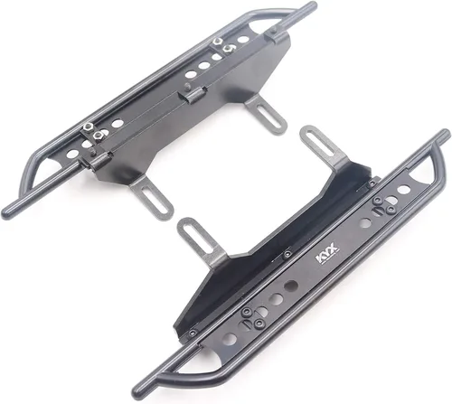 Vista 8 de KYX Estribos laterales de carreras placa de pie para 1/10 RC Crawler Redcat Gen8 Scout II (aluminio)