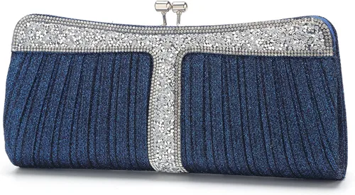 Vista 6 de YOJOY Rhinestone Clutch Purses for Women Purses and Handbags Formal Wedding Party Prom Purse Money Bags