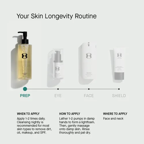 Vista 6 de OneSkin Limpiador facial PREP para exfoliar y apoyar el equilibrio de la piel, probado por dermatólogos y seguro para pieles sensibles
