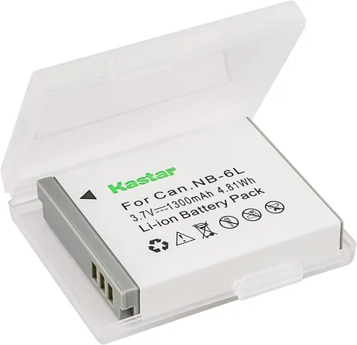 Vista 2 de Kastar Paquete de 1 batería NB-6L de 3,7 V 1300 mAh de repuesto para Canon PowerShot SX260 HS, PowerShot SX270 HS, PowerShot SX280 HS, PowerShot
