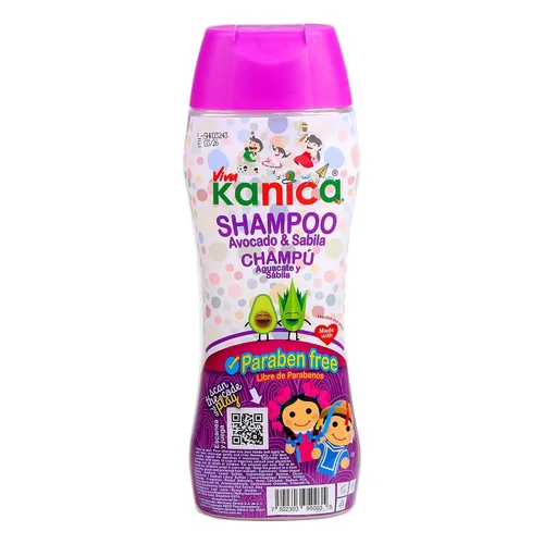 Vista 8 de KANICA Champú sin parabenos con aloe vera y aguacate. Champú para la familia