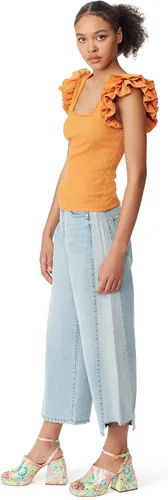 Vista 3 de Circus NY Anisa - Camiseta sin mangas de punto con volantes para mujer