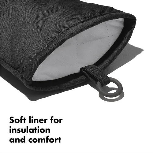 Vista 3 de OXO Good Grips - Manopla de horno de silicona, color negro
