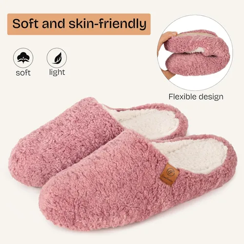 Vista 3 de EverFoams Pantuflas de espuma viscoelástica suave para mujer, para interiores