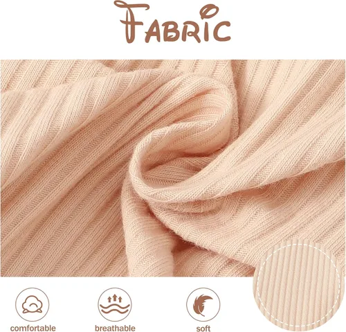 Vista 6 de Renotemy Ropa para bebé recién nacida, conjuntos de ropa con volantes y pantalones florales