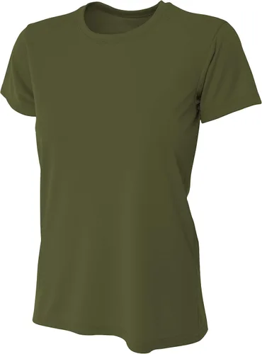 Vista 20 de A4 Camiseta Crew de rendimiento refrescante para mujer Naranja (Athletic Orange)