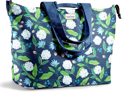 Vista 14 de Bolso de playa grande Fit & Fresh para mujeres - Bolso de viaje extragrande con bolsillos Negro