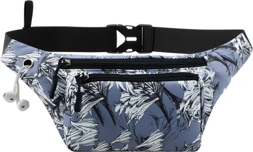 Vista 11 de HUA ANGEL Riñonera cruzada para mujeres y hombres, riñoneras de moda, bolsas cruzadas, cinturón, bolsa de teléfono para viajes deportivos