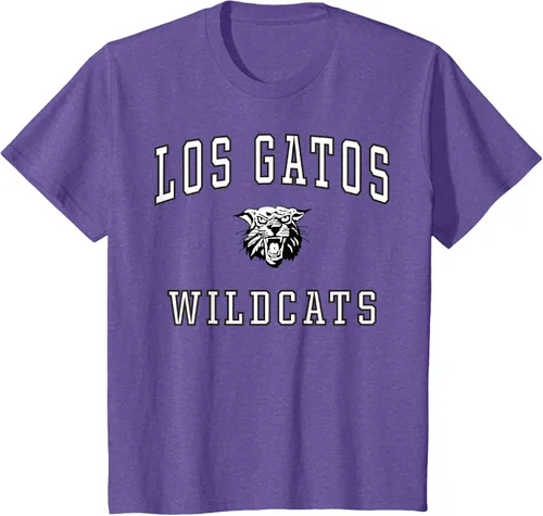 Vista 56 de Camiseta de Los Gatos de la escuela secundaria de Wildcats C1