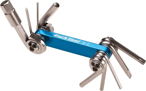 Vista 6 de Park Tool IB-2 I-Beam Mini plegable hexagonal/destornillador/Torx Set herramientas multifuncionales para bicicleta