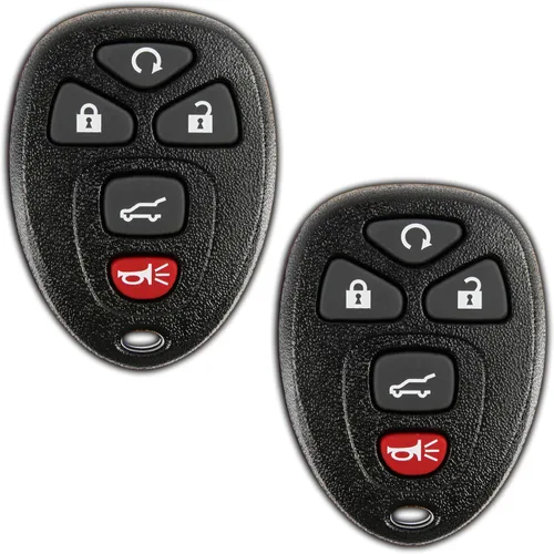 Vista 10 de KeylessOption Llavero de Reemplazo para 2007 2008 2009 2010 2011 2012 2013 2014 2015 2016 2017 Buick Cadillac Chevrolet Chevy GMC Saturn, Control