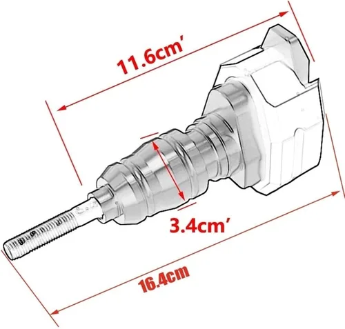 Vista 8 de Accesorios de motocicleta Marco de protección contra caídas Almohadillas de protección anti choque Protector para Benelli TRK251 TRK 251
