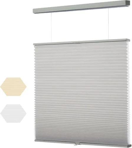 Vista 11 de MYshade Top Down Bottom Up (TDBU) - Persianas celulares sin cordones, persianas de panal de 1.5 pulgadas con filtro de luz para ventanas