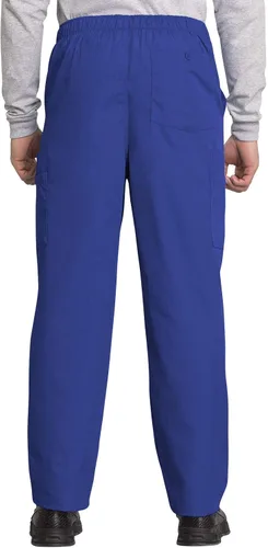 Vista 3 de Cherokee - Pantalón de hospital para hombre, tipo cargo, cierre frontal con 7 bolsillos, duradero, resistente al desgaste - 4000