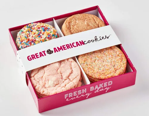 Vista 13 de Great American Cookies – 12 galletas assortidas recién horneadas – horneadas a diario, preparadas a mano y nunca congeladas – Ideales