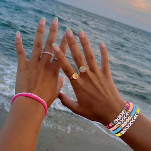 Vista 2 de Taylor - Pulsera de amistad para amantes de la reputación 1989 Speak Now Fearless Eras Tour, pulsera inspirada en el álbum de Taylor para regalos