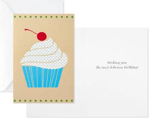 Vista 8 de Hallmark Tarjetas de cumpleaños surtidas (iconos de cumpleaños, 12 tarjetas y sobres)