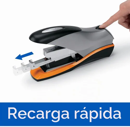 Vista 4 de Swingline Engrapadora, capacidad para 70 hojas, esfuerzo reducido, tira completa, grapadora de escritorio, Optima 70, plata (87870)