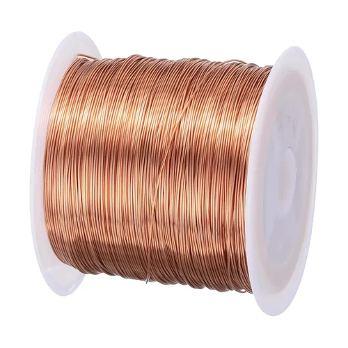Vista 95 de MECCANIXITY - Alambre magnético de calibre 46 AWG - 0.04mm Hilo de cobre esmaltado - Bobina de alambre magnético de 14669 pies (4471m) - 50g Grado F
