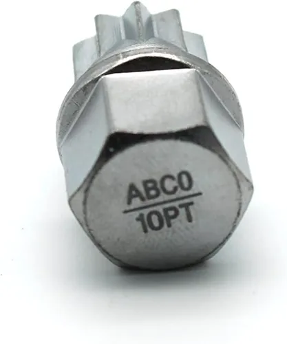 Vista 2 de TMAX Abc0/10Pt Bloqueo de rueda Lugnut antirrobo Tuerca Tornillo Eliminación de llave Socket S3057 para Vw Audi