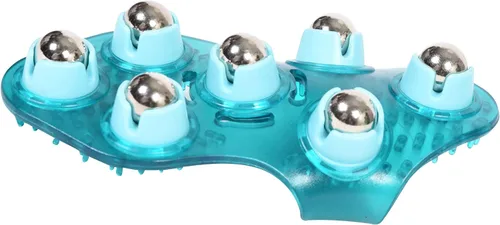 Vista 10 de BioSwiss Paquete de 2 masajeadores portátiles de cuerpo completo, herramienta de punto de presión de 4 piernas para espalda, cuello y hombro