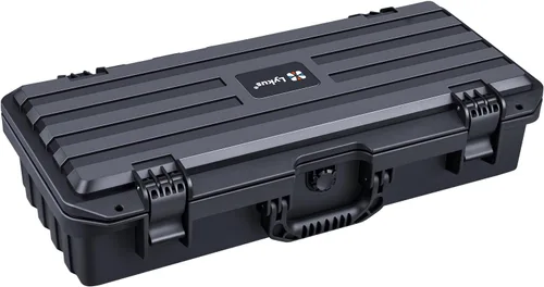Vista 9 de Lykus HC-3020 - Funda rígida impermeable con inserto de espuma personalizable, tamaño interior de 11.81 x 7.87 x 7.87 pulgadas, adecuada