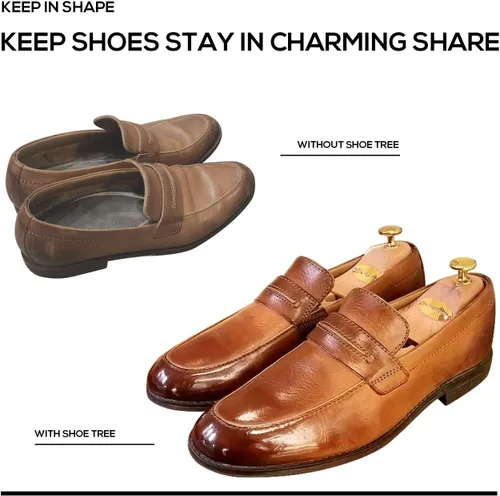 Vista 3 de RaxCollection Árbol de zapatos de cedro para hombres y mujeres 1 par Organizador de zapatos de madera español de primera clase Gran regalo