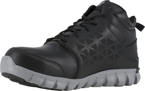 Vista 6 de Reebok Work Sublite Cushion Work - Cojín para hombre, negro, puntera de aleación, EH, Mt Athletic