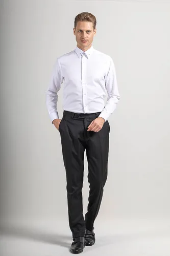 Vista 4 de Pin Collar Shirts for Men Mens Long Sleeve Shirt Mens Dress Shirts Mens Stylish Formal Shirts Button Up Shirt Men