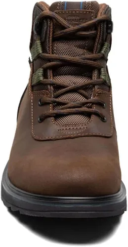 Vista 5 de Nunn Bush Luxor - Botas alpinas impermeables para hombre, tobillo chukka de cuero ligero