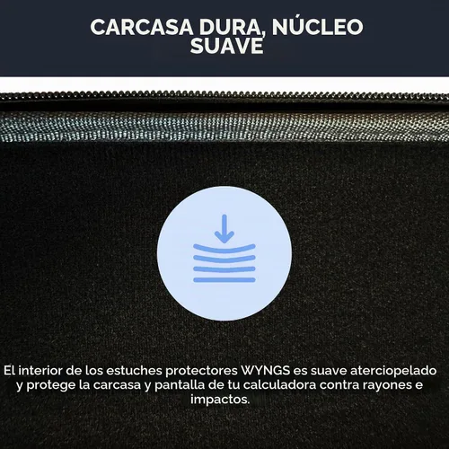 Vista 6 de Calculadora científica TI 30 XS Multiview + Estuche protector WYNGS negro