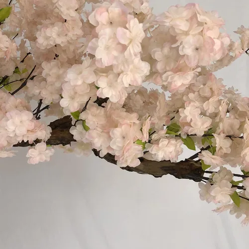 Vista 6 de Arreglos artificiales de flores de cerezo para la decoración casera de la oficina de la boda el 1.5×1m
